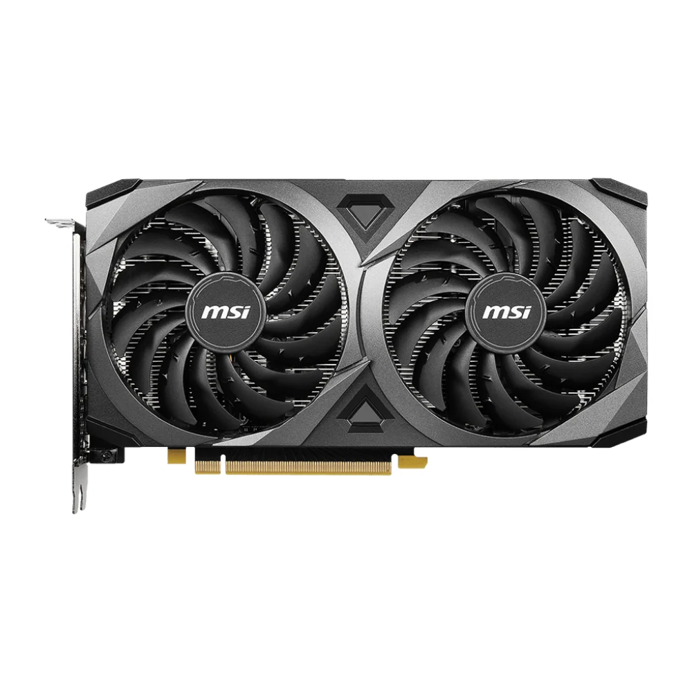 MSI Nvidia Graphic Card RTX 3060 12GB DDR6 VENTUS 2X 12G OC Dual Fan view 2